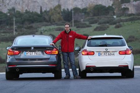 BMW 320d Touring, BMW 320d GT, Heckansicht, Sebastian Renz