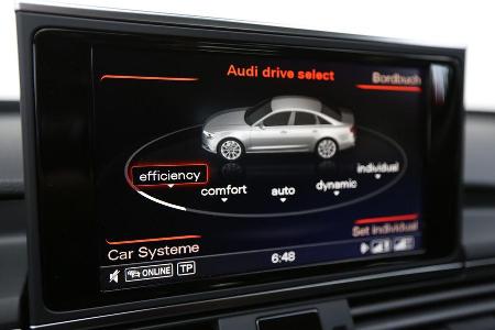 Audi A6 2.0 TDI Ultra, Monitor, Bildschirm