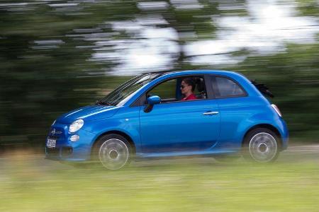 Fiat 500C, Seitenansicht
