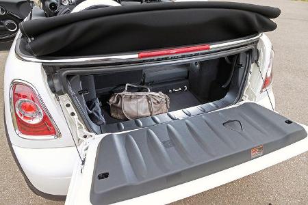 Mini One Cabrio, Kofferraum