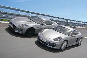 Jaguar F-Type 3.0 V6 Coupé und Porsche Cayman S
