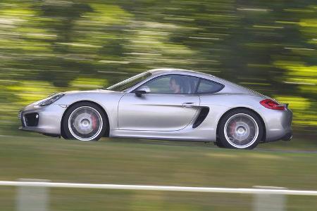 Porsche Cayman S, Seitenansicht