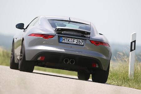 Jaguar F-Type 3.0 V6 Coupé, Heckansicht
