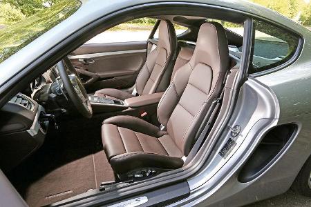 Porsche Cayman S, Fahrersitz