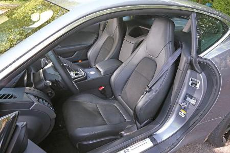 Jaguar F-Type 3.0 V6 Coupé, Fahrersitz