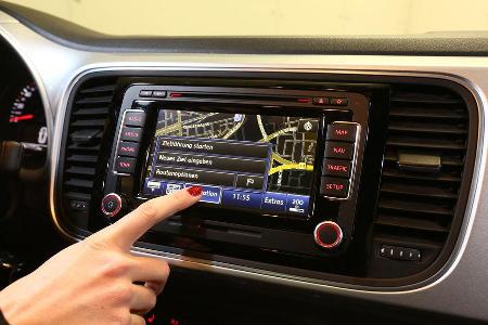 VW Beetle, Navi, Display