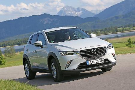 Mazda CX-3 -D 105 Exclusive- Line, Frontansicht