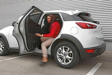 Mazda CX-3 -D 105 Exclusive- Line, Fondsitz, Einsteigen
