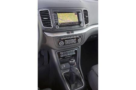 VW Sharan, Mittelkonsole