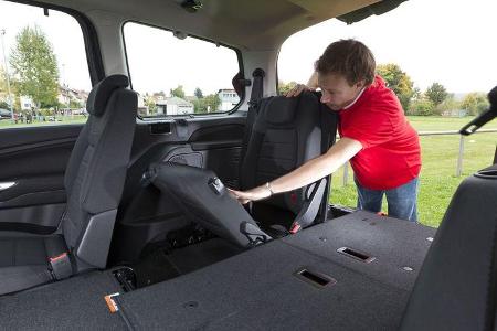 Ford Galaxy, Kofferraum, Fond, dritte Sitzreihe