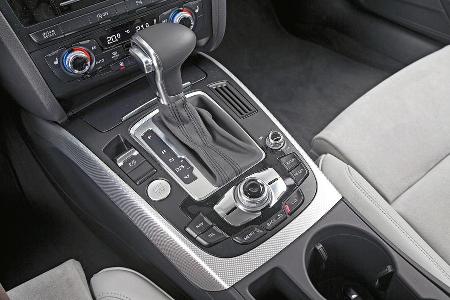 Audi A5 Sportback 2.0 TDI Quattro, Schalthebel, Mittelkonsole