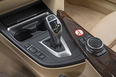 BMW 320d GT xDrive, Schalthebel, Mittelkonsole