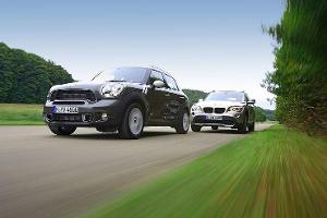 BMW X1 und Mini Countryman im Test