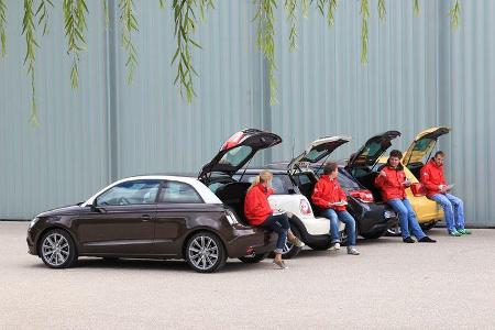 Audi A1, Citroen DS3, Mini Cooper, VW Polo
