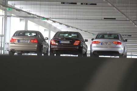 Mercedes C 220 CDI, Audi A4 2.0 TDI, BMW 320d