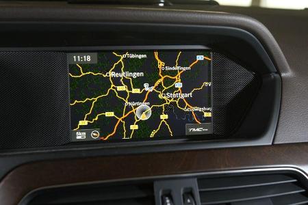 Mercedes C 220 CDI, Navigationsdisplay