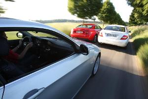 BMW 325i, Audi A5, Mercedes C 250
