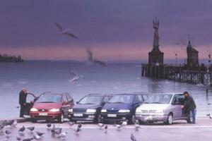 Ford Galaxy 2.3, Mitsubishi Space Wagon GDI, Peugeot 806 2.0 16 V, Renault Espace 2.0 16&nbsp;V