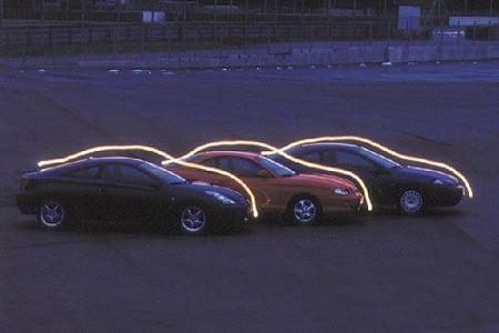 Ford Cougar 2.0 16 V, Hyundai Coupé 2.0, Toyota Celica S Ford Cougar 2.0 16 V, Hyundai Coupé 2.0, Toyota Celica S