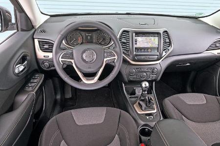 Jeep Cherokee 2.0 Multijet, Cockpit