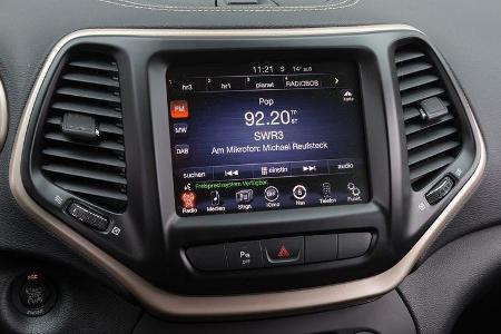 Jeep Cherokee 2.0 Multijet, Mittelkonsole