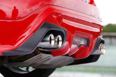 Toyota GT86 TRD, Auspuff, Endrohr