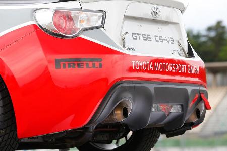 Toyota GT86 CS-V3, Auspuff, Endrohre