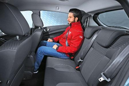 Ford Fiesta 1.0 Ecoboost, Fondsitz, Beinfreiheit