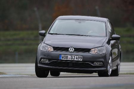 VW Polo 1.2 TSI BMT, Frontansicht, Slalom