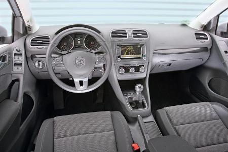 VW Golf 1.6 TDI, Cockpit, Lenkrad
