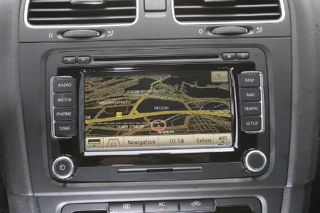 VW Golf 1.6 TDI, Display, Navi