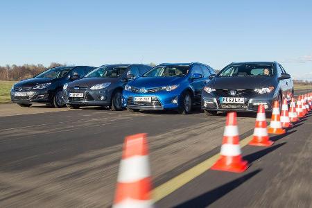 Ford Focus Turnier, Honda Civic Tourer, Opel Astra Sports Tourer, Toyota Auris Touring Sports Ford Focus Turnier, Honda Civic Tourer, Opel Astra Sports Tourer, Toyota Auris Touring Sports