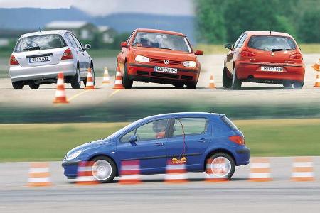Alfa Romeo 147 1.6 T. Spark ECO, Honda Civic, Peugeot 307, VW Golf Alfa Romeo 147 1.6 T. Spark ECO, Honda Civic, Peugeot 307, VW Golf