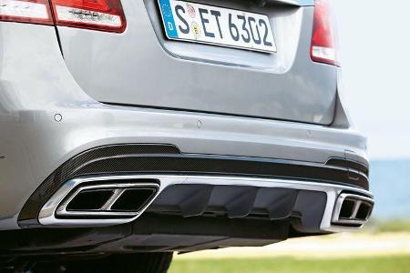 Mercedes E 63 T AMG S 4Matic, Auspuff, Endrohr
