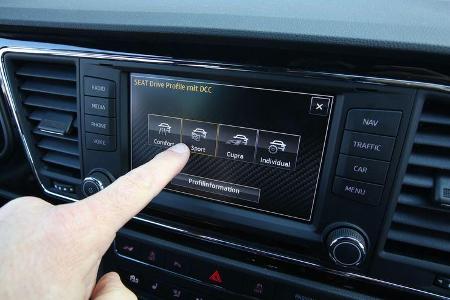 Seat Leon ST Cupra 265, Touchscreen