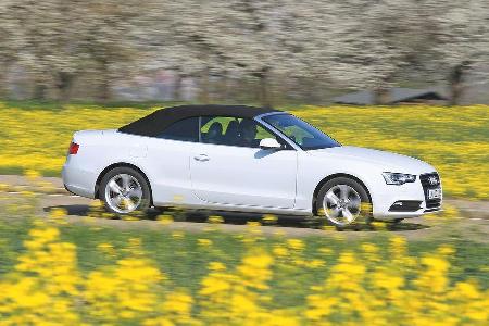 Audi A5 Cabrio 2.0 TDI, Seitenansicht