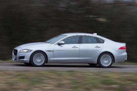 Jaguar XF 35t Prestige, Seitenansicht