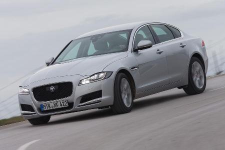 Jaguar XF 35t Prestige, Seitenansicht