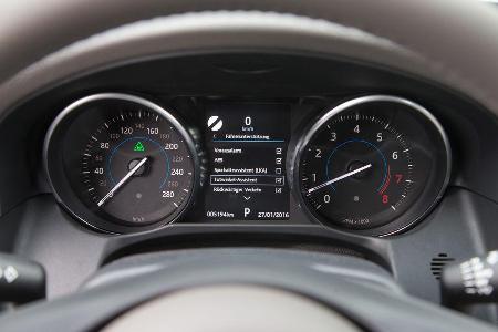 Jaguar XF 35t Prestige, Rundinstrumente