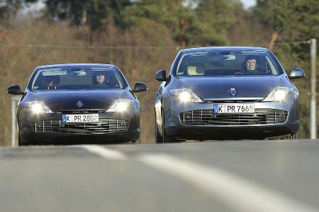 Das Topmodell unter den Laguna Coupés mit Allradlenkung kommt dem 238 PS starken 3.5 V6 zu.