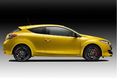 Der Renault Mégane Sport wiegt 1.462 Kilogramm, das zulässige Gesamtgewicht beträgt 1.835 Kilogramm.