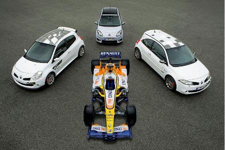 Clio Renault Sport, Twingo Renault Sport, Mégane Renault Sport, 2008
