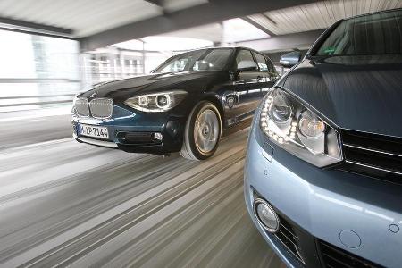BMW 116d, VW Golf 1.6 TDI