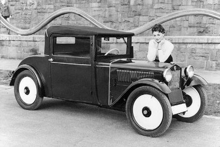 DKW Front mit Frau