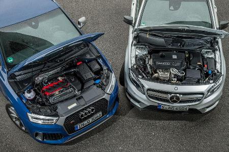 Audi RS Q3 Performance, Mercedes-AMG GLA 45 4Matic, Motor