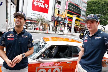 Ricciardo & Verstappen - Toyko - Tuning - Red Bull - 2016