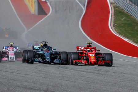Hamilton vs. Räikkönen - Formel 1 - GP USA - Austin - 2018