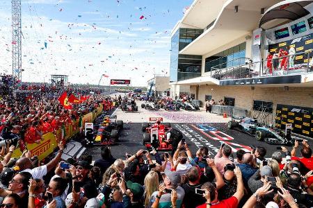 Podium - Formel 1 - GP USA - Austin - 2018