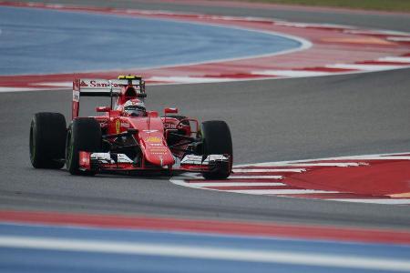 Kimi Rikknen - Ferrari - Formel 1 - GP USA - Austin - 23. Oktober 2015