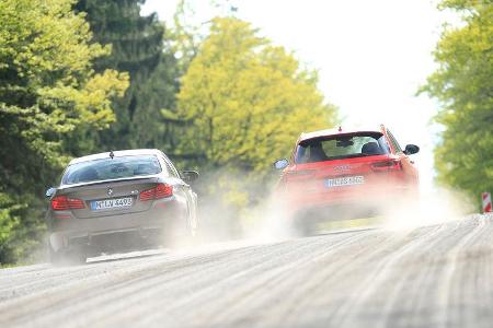 Audi RS 6 Avant Performance, BMW M5 Competition, Heckansicht